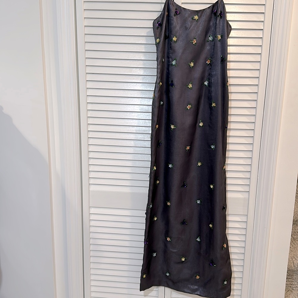 Vintage Papell Dress with Flowers